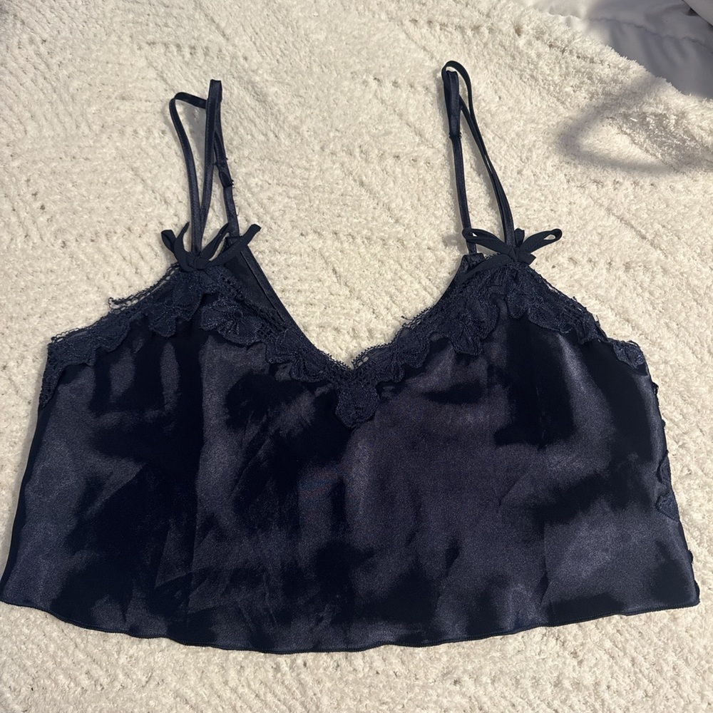 PacSun Midnight Blue Lace Tank Top